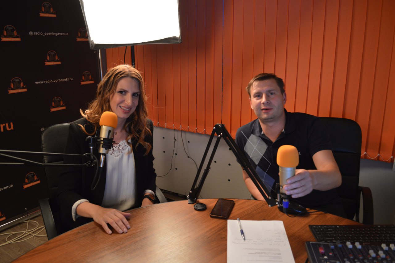 Екатерина Кнолль гость передачи «Один на Один» на радио «Вечерний проспект»